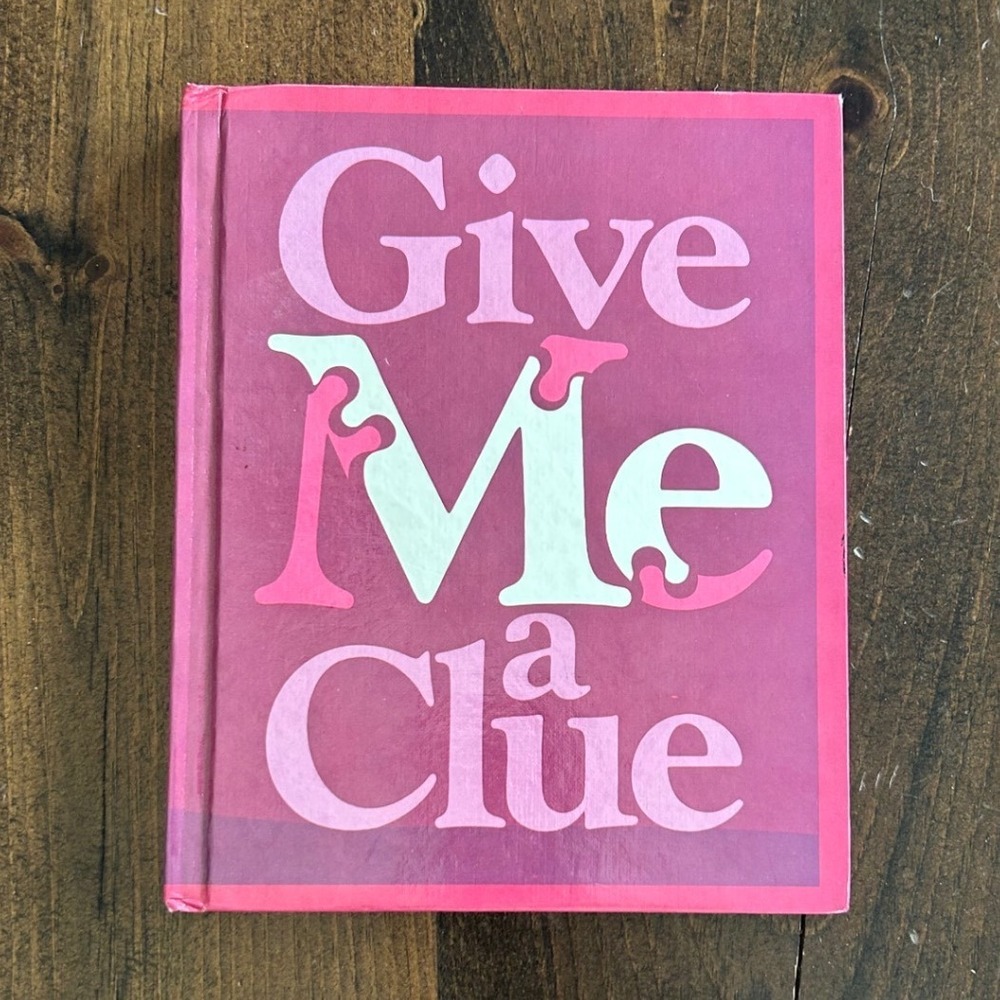 Vintage Ginn & Company Give Me a Clue Level 8 Textbook Pink Hardcover 80s School